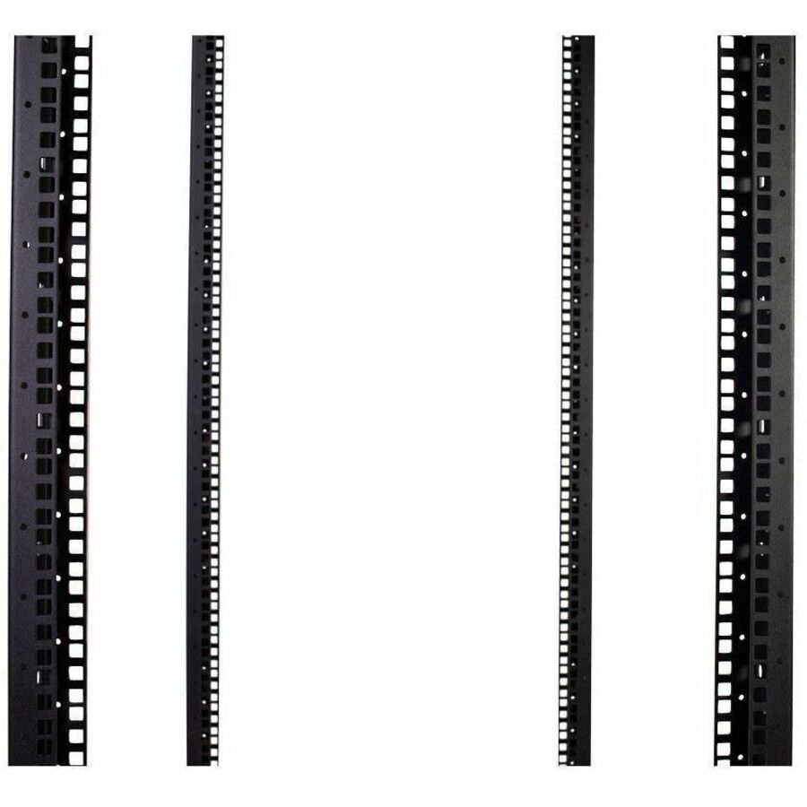 2 POST RACK 25U BLACK