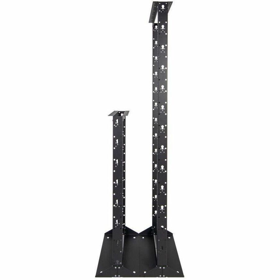 2 POST RACK 25U BLACK
