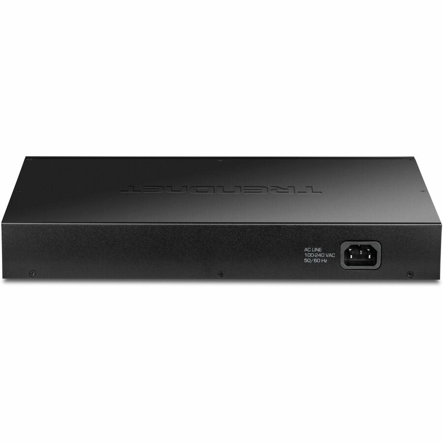 TRENDnet TPE-BG102g- 10-Port Gigabit 240W PoE++ Switch with 4 x 95W PoE++ Ports- 4 x 30W PoE+ Ports- 2 Gigabit SFP Slots, 240W PoE Budget- 1U 19" Rack Mountable