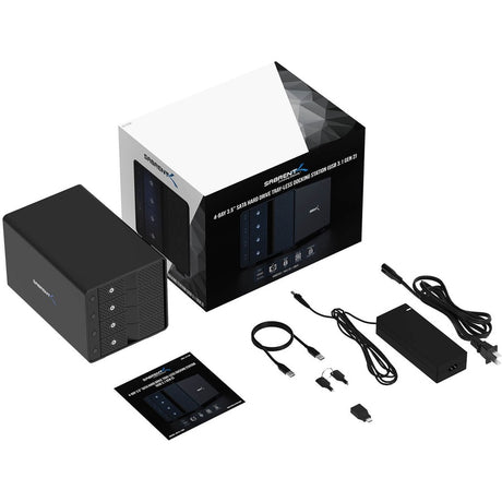 USB 3.2 4-BAY 3.5 SATA HARD