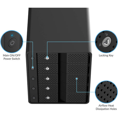 USB 3.2 5-BAY 3.5 SATA HARD