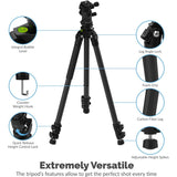62 INCH TRIPOD. 360 DEGREE