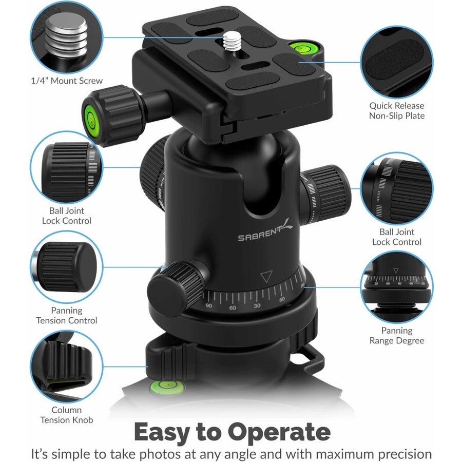 69 INCH TRIPOD. 360 DEGREE