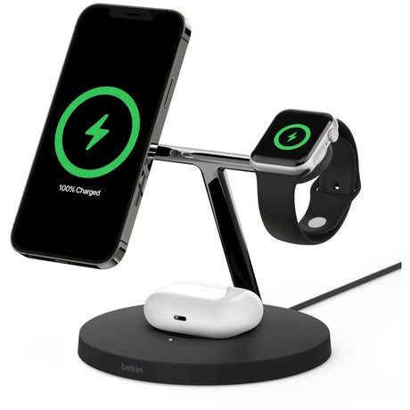 Belkin BoostCharge Pro 3-in-1 Wireless Charger with MagSafe 15W