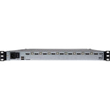 Eaton Tripp Lite Series NetDirector 8-Port DisplayPort KVM Switch Console with 17 in. LCD, IP Remote Access, Dual Rail, 1U Rack-Mount, TAA