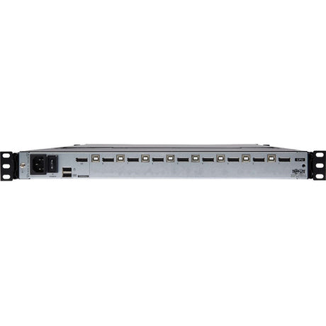 Eaton Tripp Lite Series NetDirector 8-Port DisplayPort KVM Switch Console with 17 in. LCD, IP Remote Access, Dual Rail, 1U Rack-Mount, TAA