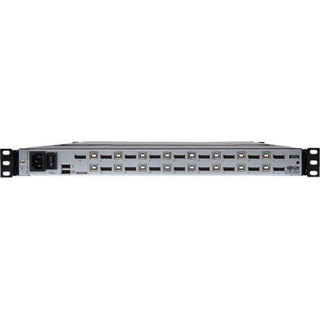 Eaton Tripp Lite Series NetDirector 16-Port DisplayPort KVM Switch Console with 17 in. LCD, Dual Rail, 1U Rack-Mount, TAA