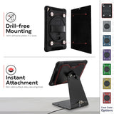 CTA Digital: Magnetic Splash-Proof Case with Metal Mounting Plates for iPad 7th & 8th Gen 10.2, iPad Air 3 & iPad Pro 10.5?, White