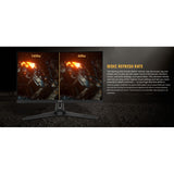 Asus VG27VH1B 27" Class Full HD Curved Screen Gaming LCD Monitor - 16:9 - Black