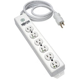 Eaton Tripp Lite Series Safe-IT Medical-Grade Power Strip, UL 1363, 6x Hospital-Grade Outlets, Antimicrobial, 1.5 ft. (0.45 m) Cord