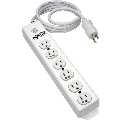 Eaton Tripp Lite Series Safe-IT Medical-Grade Power Strip, UL 1363, 6x Hospital-Grade Outlets, Antimicrobial, 1.5 ft. (0.45 m) Cord