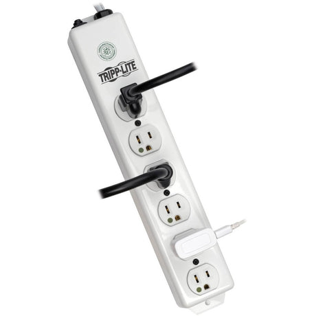 Eaton Tripp Lite Series Safe-IT Medical-Grade Power Strip, UL 1363, 6x Hospital-Grade Outlets, Antimicrobial, 1.5 ft. (0.45 m) Cord