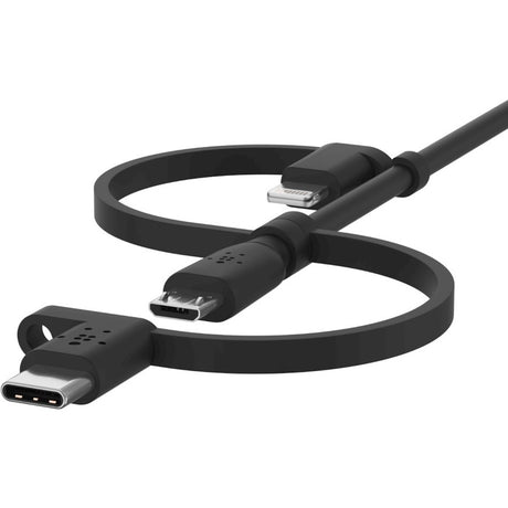 Belkin - Boost Charge Universal Cable 3ft - Black