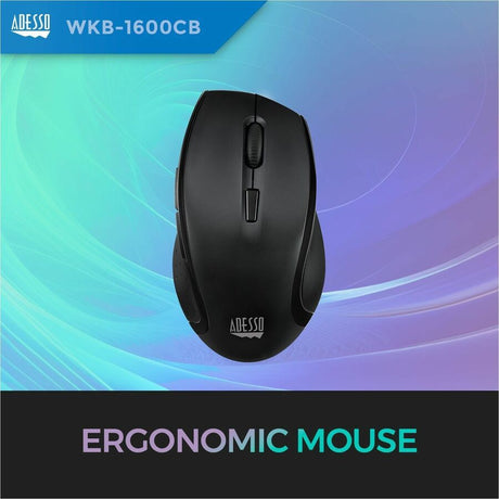 Adesso TruForm 1600 Wireless Ergonomic Keyboard and Optical Mouse