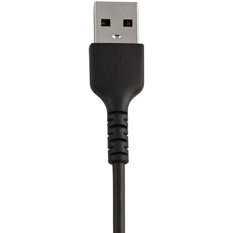 StarTech.com 6 inch/15cm Durable Black USB-A to Lightning Cable, Rugged Heavy Duty Charging/Sync Cable for Apple iPhone/iPad MFi Certified