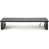 StarTech.com Monitor Riser Stand with Wireless Charging Pad, 15W Qi Charger for Phone, Height Adjustable Computer Monitor Riser for Desk