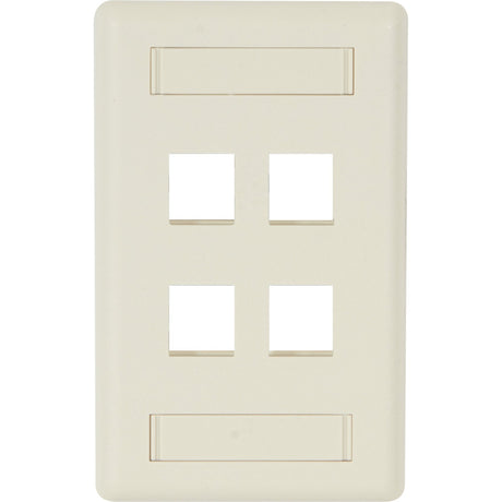 Black Box GigaStation2 4 Socket Network Faceplate