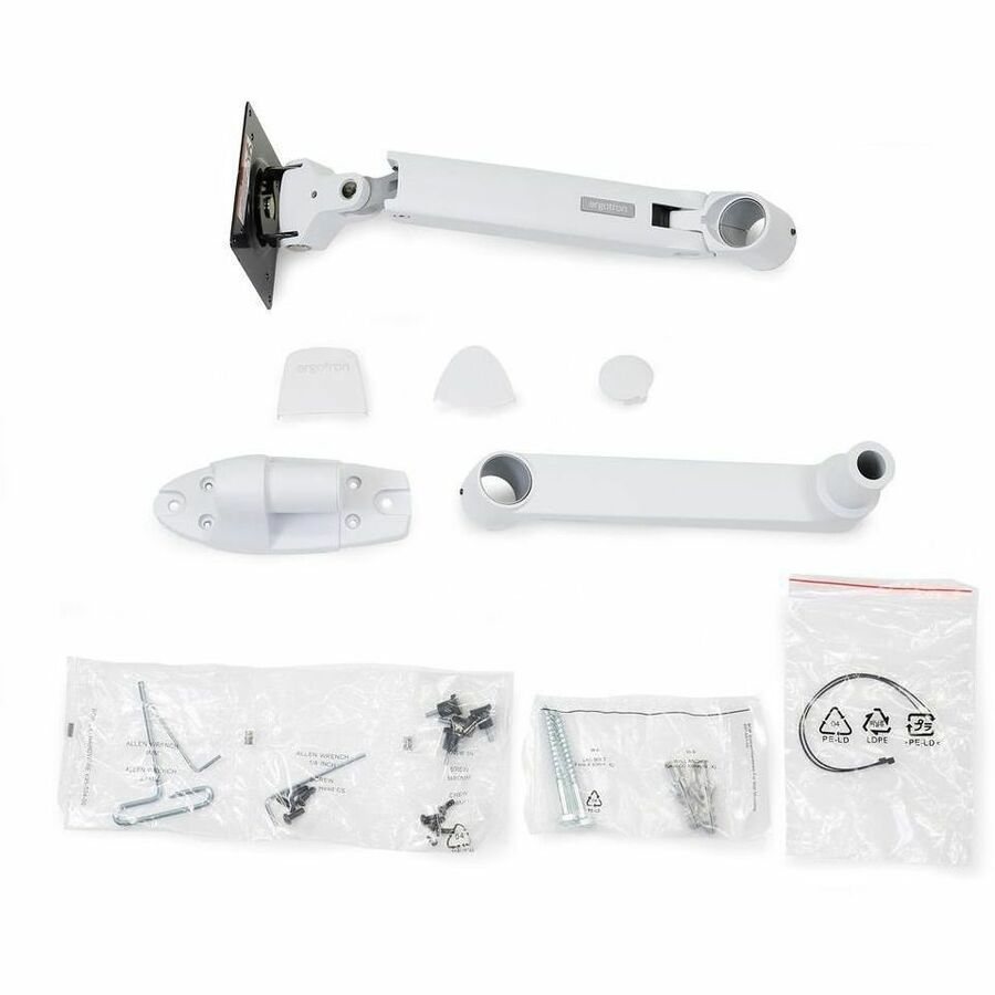 Ergotron Mounting Arm for LCD Display - Bright White