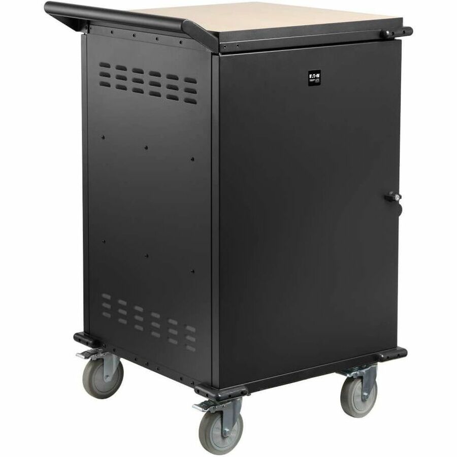 Eaton Tripp Lite Series Locking Storage Cart for Mobile Devices and AV Equipment - Black