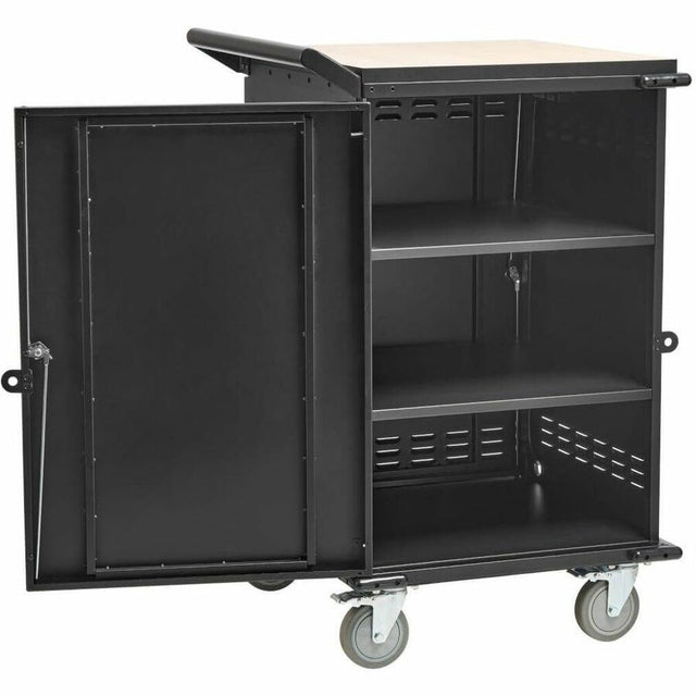 Eaton Tripp Lite Series Locking Storage Cart for Mobile Devices and AV Equipment - Black