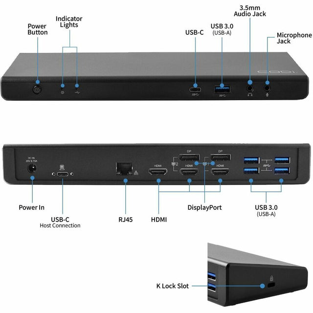 CODi Centro1080 Triple Display USB-C