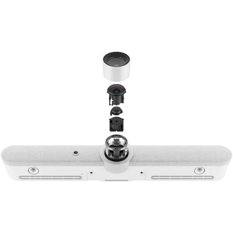Logitech Rally Bar All-In-One Video Bar for Medium and Large Rooms, White