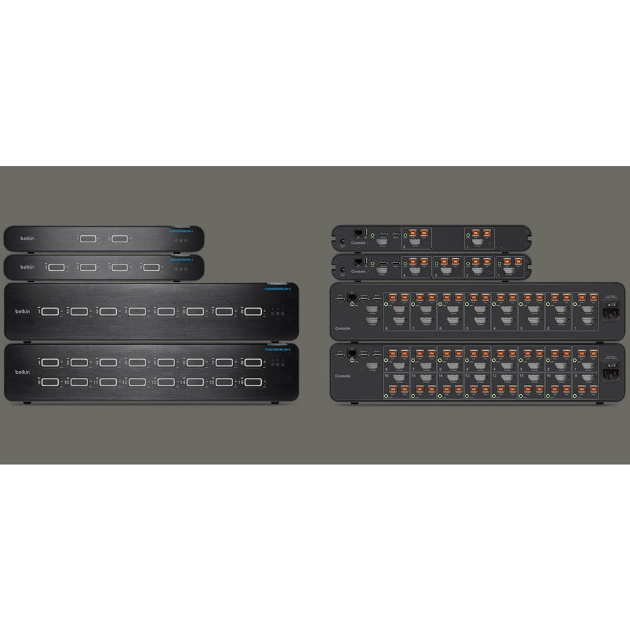 Belkin Universal 2nd Gen Secure KVM Switch, 4-Port Single Head No CAC