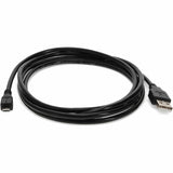 AddOn 6ft USB 2.0 (A) Male to Micro-USB 2.0 (B) Male Black Cable
