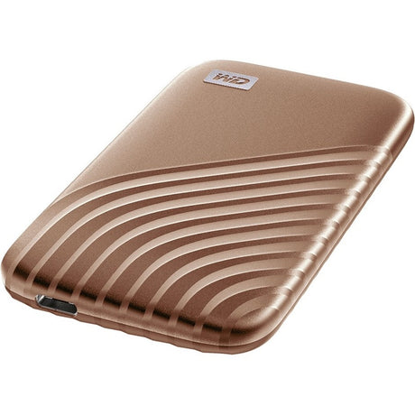 WD My Passport WDBAGF0020BGD-WESN 2 TB Portable Solid State Drive - External - Gold
