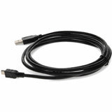 AddOn 6ft USB 2.0 (A) Male to Mini-USB 2.0 (B) Male Black Cable