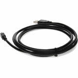 AddOn 6ft USB 2.0 (A) Male to Mini-USB 2.0 (B) Male Black Cable
