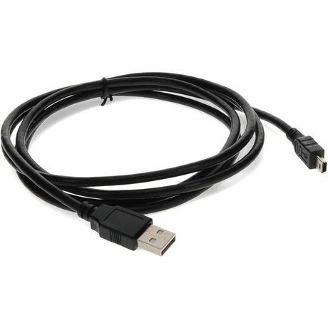 AddOn 6ft USB 2.0 (A) Male to Mini-USB 2.0 (B) Male Black Cable