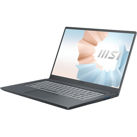 MSI Modern 15 A11SB-220 15.6" Rugged Gaming Notebook - Full HD - 1920 x 1080 - Intel Core i7 (10th Gen) i7-1165G7 1.20 GHz - 16 GB RAM - 512GB SSD - Carbon Gray