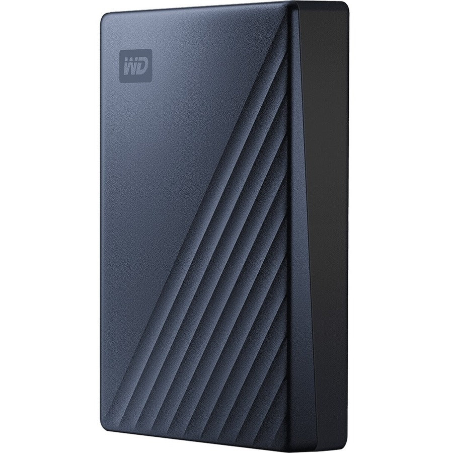 WD My Passport Ultra WDBFTM0050BBL 5 TB Portable Hard Drive - External - Blue