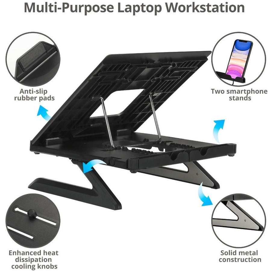 SIIG Adjustable Riser Stand Holder for Laptop up to 17"