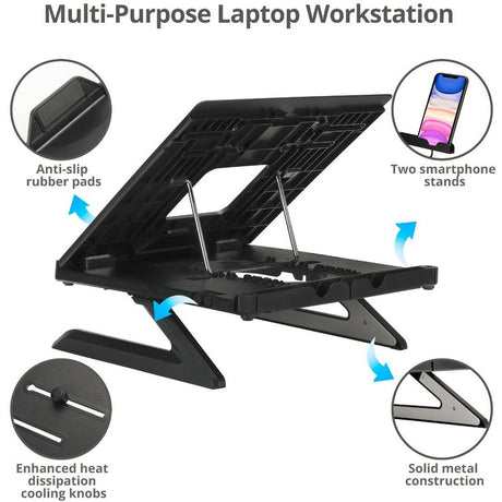 SIIG Adjustable Riser Stand Holder for Laptop up to 17"