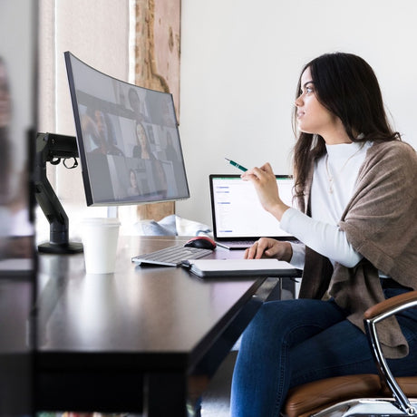 HX DESK MNTR ARM MBK KIT BOW