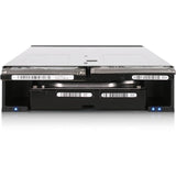 Icy Dock FlexiDOCK MB095SP-B Drive Enclosure for 5.25" SATA/600 - Serial ATA/600 Host Interface Internal - Black, Silver