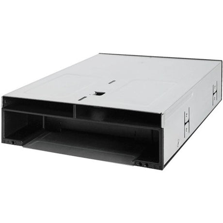 Icy Dock FlexiDOCK MB095SP-B Drive Enclosure for 5.25" SATA/600 - Serial ATA/600 Host Interface Internal - Black, Silver