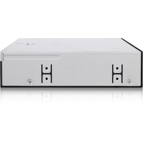 Icy Dock FlexiDOCK MB095SP-B Drive Enclosure for 5.25" SATA/600 - Serial ATA/600 Host Interface Internal - Black, Silver