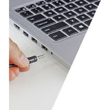 Aluratek Wired 3.5mm Stereo Headset with Noise Reducing Boom Mic and In-Line Controls