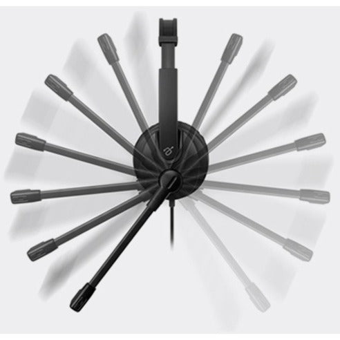 Aluratek Wired 3.5mm Stereo Headset with Noise Reducing Boom Mic and In-Line Controls