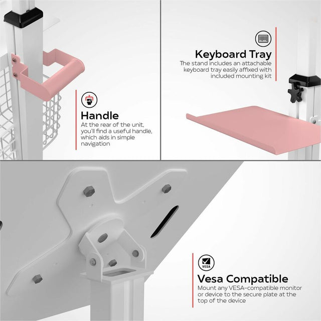 MEDICAL MOBILE FLOOR STAND