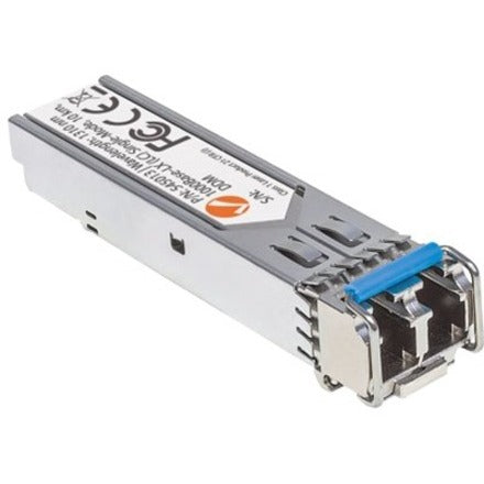 Intellinet Gigabit Fibre SFP Optical Transceiver Module, 1000Base-Lx (LC) Single-Mode Port, 10km, Fiber, Equivalent to Cisco GLC-LH-SM, Three Year Warranty