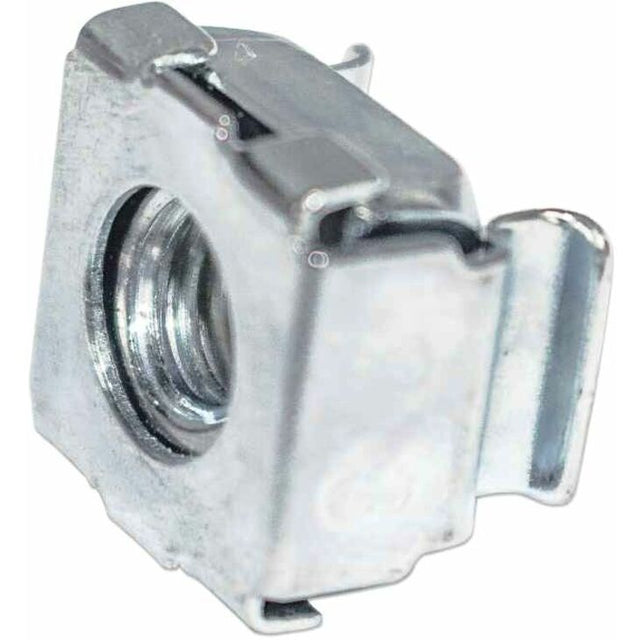 Intellinet Cage Nut Set (100 Pack), M6 Nuts, Bolts and Washers, Suitable for Network Cabinets/Server Racks, Plastic Storage Jar, Lifetime Warranty