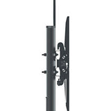 Manhattan TV & Monitor Mount, Trolley Stand, 1 screen, Screen Sizes: 37-65" , Black, VESA 200x200 to 600x400mm, Max 40kg, LFD, Lifetime Warranty