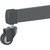 Manhattan TV & Monitor Mount, Trolley Stand, 1 screen, Screen Sizes: 37-65" , Black, VESA 200x200 to 600x400mm, Max 40kg, LFD, Lifetime Warranty