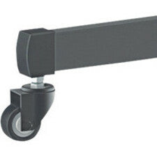 Manhattan TV & Monitor Mount, Trolley Stand, 1 screen, Screen Sizes: 37-65" , Black, VESA 200x200 to 600x400mm, Max 40kg, LFD, Lifetime Warranty