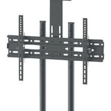 Manhattan TV & Monitor Mount, Trolley Stand, 1 screen, Screen Sizes: 37-65" , Black, VESA 200x200 to 600x400mm, Max 40kg, LFD, Lifetime Warranty