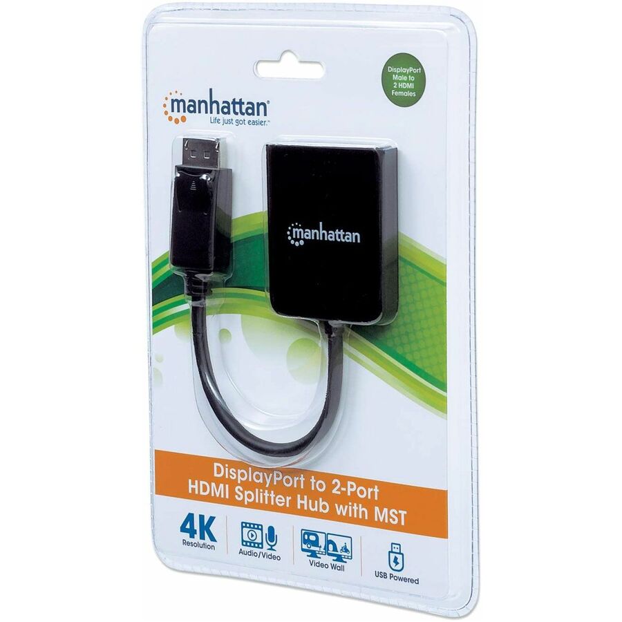 Manhattan DisplayPort to Dual HDMI - MST Hub